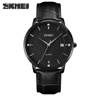 Picture of Skmei 1801 Simple Men's Watch Business Calendar  Quartz Leather Belt Watch.