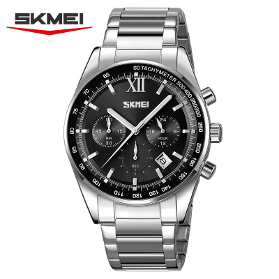 Picture of SKMEI 9096 Men's Fashion Japan Movt Quartz Watch Stainless Steel