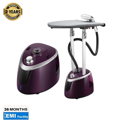 Picture of Miyako Steam Iron Vertical Steam Steamer for Clothes, 1950W Telescopic Double Posts Steamer for Commercial Home