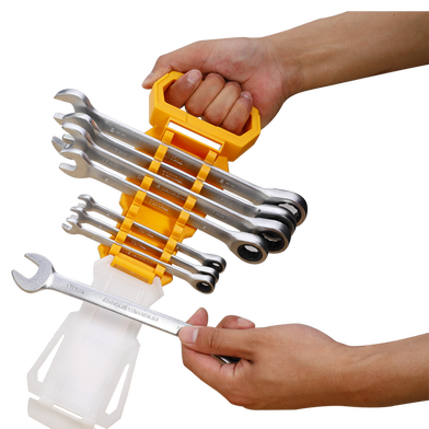 Picture of INGCO Ratchet COMBINATION SPANNER SET- 8pcs HKSPAR1082