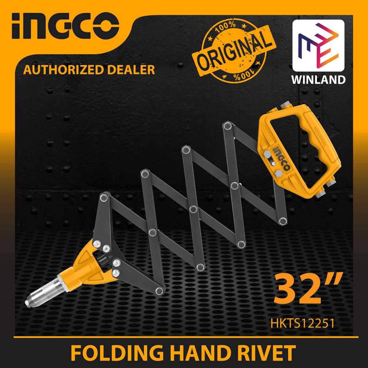 Picture of FOLDING HAND RIVETER 32″ INGCO HFOR321
