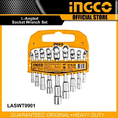 Picture of INGCO L-Angled SOCKET WRENCH SET - 9pcs
LASWT0901