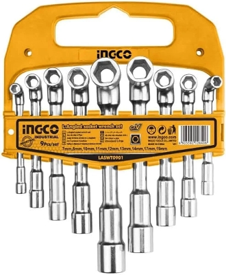 Picture of INGCO L-Angled SOCKET WRENCH SET - 9pcs
LASWT0901