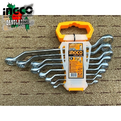 Picture of INGCO OFFSET RING SPANNER SET - 8 pcs HKSPA3088