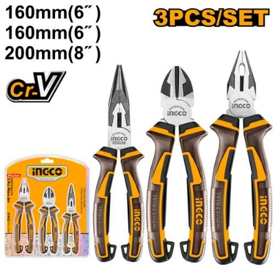 Picture of INGCO 3pcs PLIERS SET HKPS28318