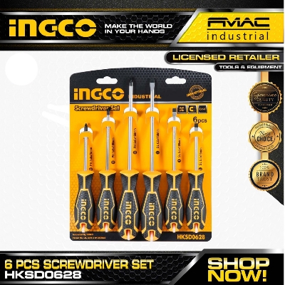 Picture of 6 Pcs Screwdriver Set INGCO HKSD0628