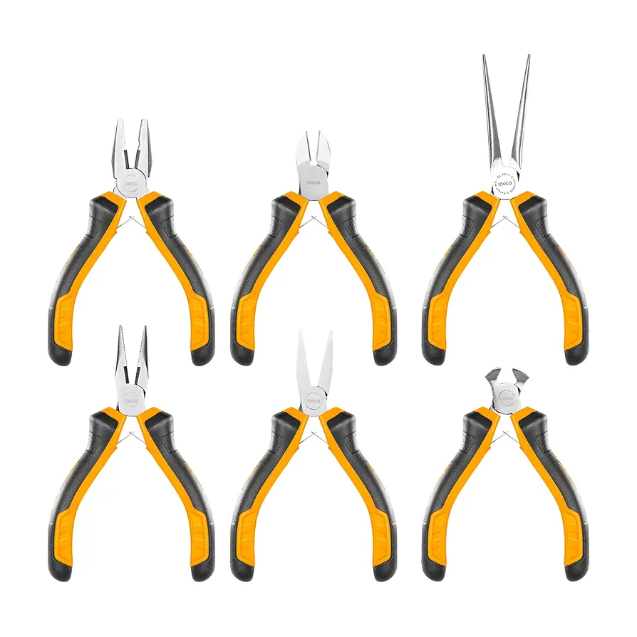 Picture of INGCO 4.5" (115mm) 6 Pcs MINI PLIERS SET HMPS06115