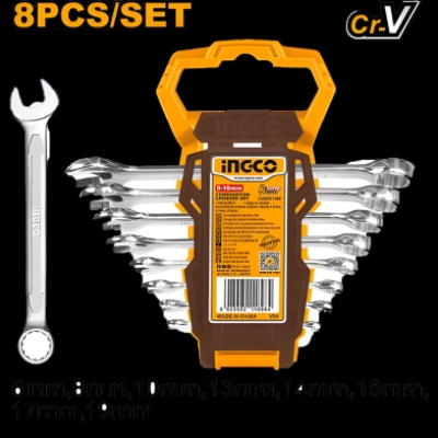 Picture of INGCO COMBINATION SPANNER SET - 8 pcs HKSPA1088