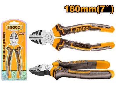 Picture of INGCO 7" (180mm) DIAGONAL CUTTING PLIER HDCP08188