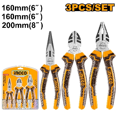 Picture of INGCO 3pcs PLIERS SET HKPS08318