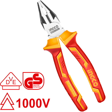 Picture of INGCO 8" (200mm) INSULATED COMBINATION PLIER HICP28208