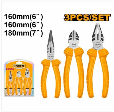 Picture of INGCO 3pcs PLIERS SET HKPS08311