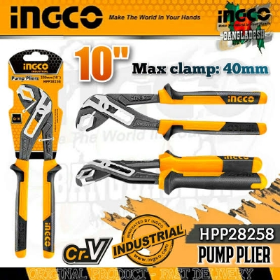 Picture of INGCO 10" (250mm) CR-V PUMP PLIERS HPP28258