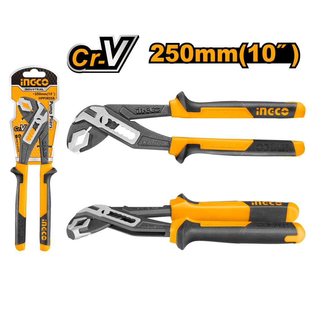Picture of INGCO 10" (250mm) CR-V PUMP PLIERS HPP28258