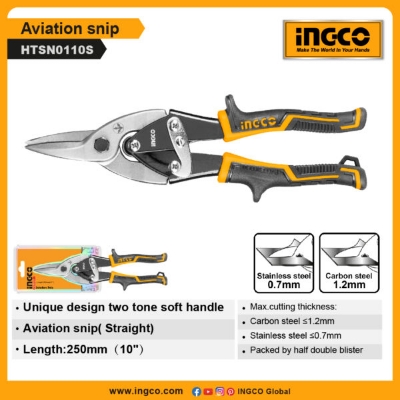 Picture of INGCO 250mm / 10" AVIATION SNIP
HTSN0110S