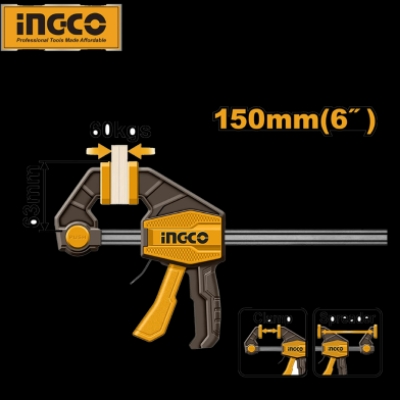 Picture of INGCO QUICK BAR CLAMP 150mm / 6" inch
HQBC01601