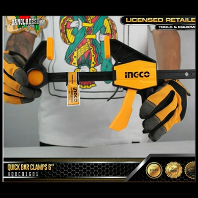 Picture of INGCO QUICK BAR CLAMP 150mm / 6" inch
HQBC01601