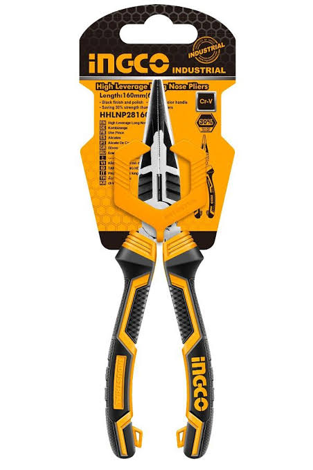 Picture of INGCO 6" (160mm)High leverage LONG NOSE PLIER HHLNP28160