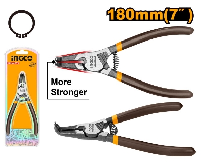 Picture of INGCO 7" (180mm) BENT HEAD External CIRCLIP PLIER HCCP261802
