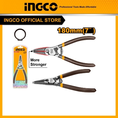 Picture of INGCO 7" (180mm) STRAIGHT HEAD External CIRCLIP PLIER HCCP261801