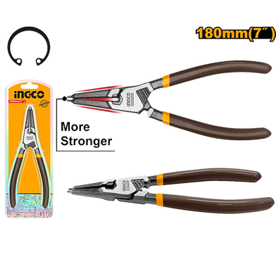 Picture of INGCO 7" (180mm) STRAIGHT HEAD Internal CIRCLIP PLIER HCCP261803