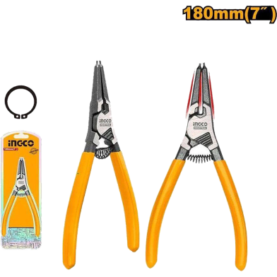 Picture of INGCO 7" (180mm) STRAIGHT HEAD Internal CIRCLIP PLIER HCCP261803