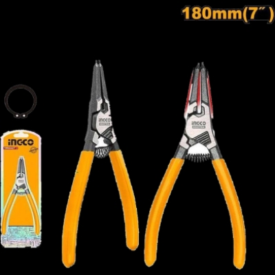 Picture of INGCO 7" (180mm) STRAIGHT HEAD Internal CIRCLIP PLIER HCCP261803