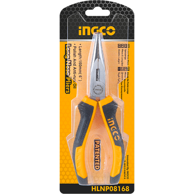 Picture of INGCO 6" (160mm) LONG NOSE PLIER HLNP08168