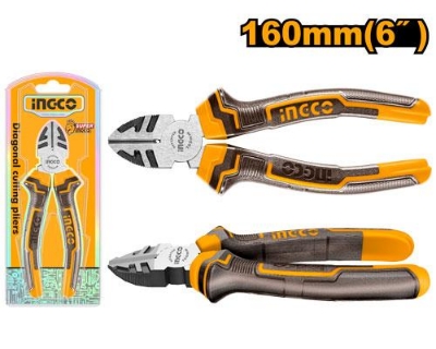 Picture of INGCO 6" (160mm) DIAGONAL CUTTING PLIER HDCP08168