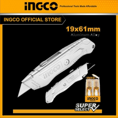 Picture of INGCO 19×61mm Aluminum Alloy UTILITY KNIFE HKNS11615