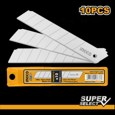 Picture of INGCO 18×100mm 10pcs BLADE Set
HKNSB112