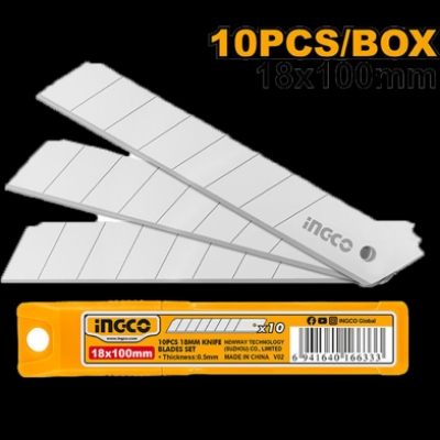 Picture of INGCO 18×100mm 10pcs BLADE Set
HKNSB112