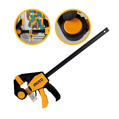 Picture of INGCO QUICK BAR CLAMP 300mm / 12" inch.
HQBC01602