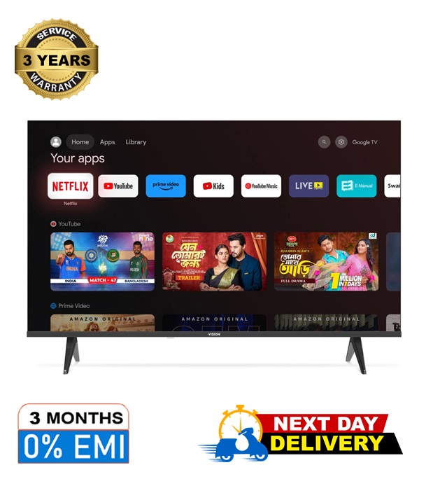 Picture of VISION 43" LED TV E40Z Smart FHD Google TV