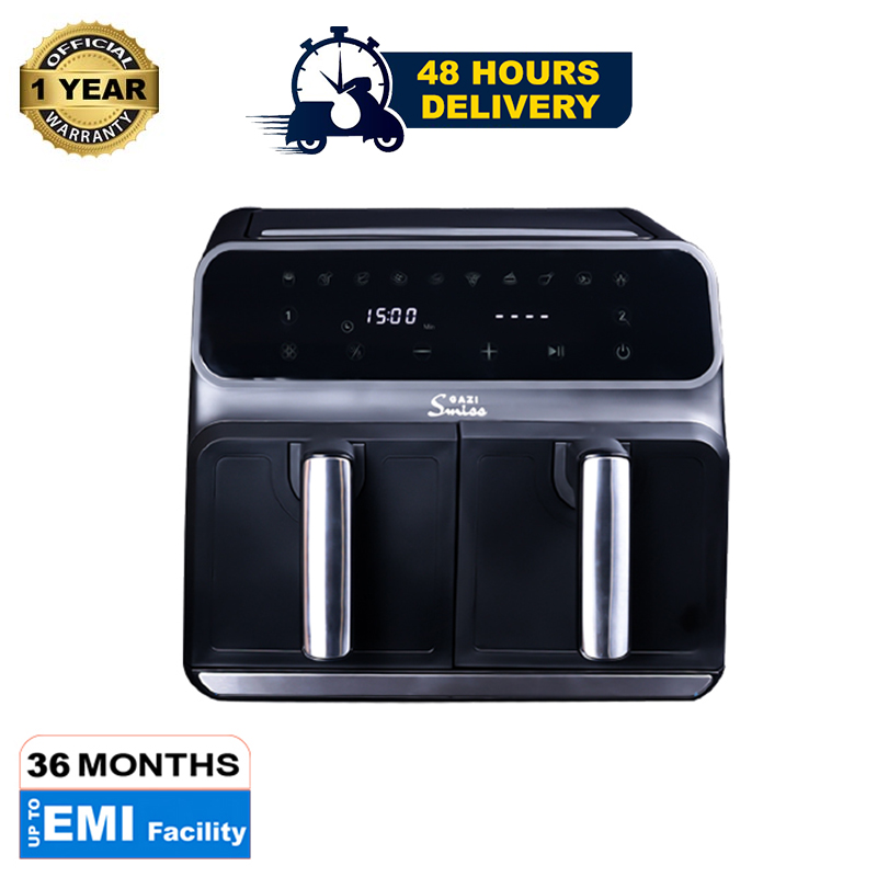 Picture of Gazi Smiss Air Fryer 8 Liter with Digital Touch Control and Timer  Customizable Temperature Settings (GA-AF-21) (Best Price)