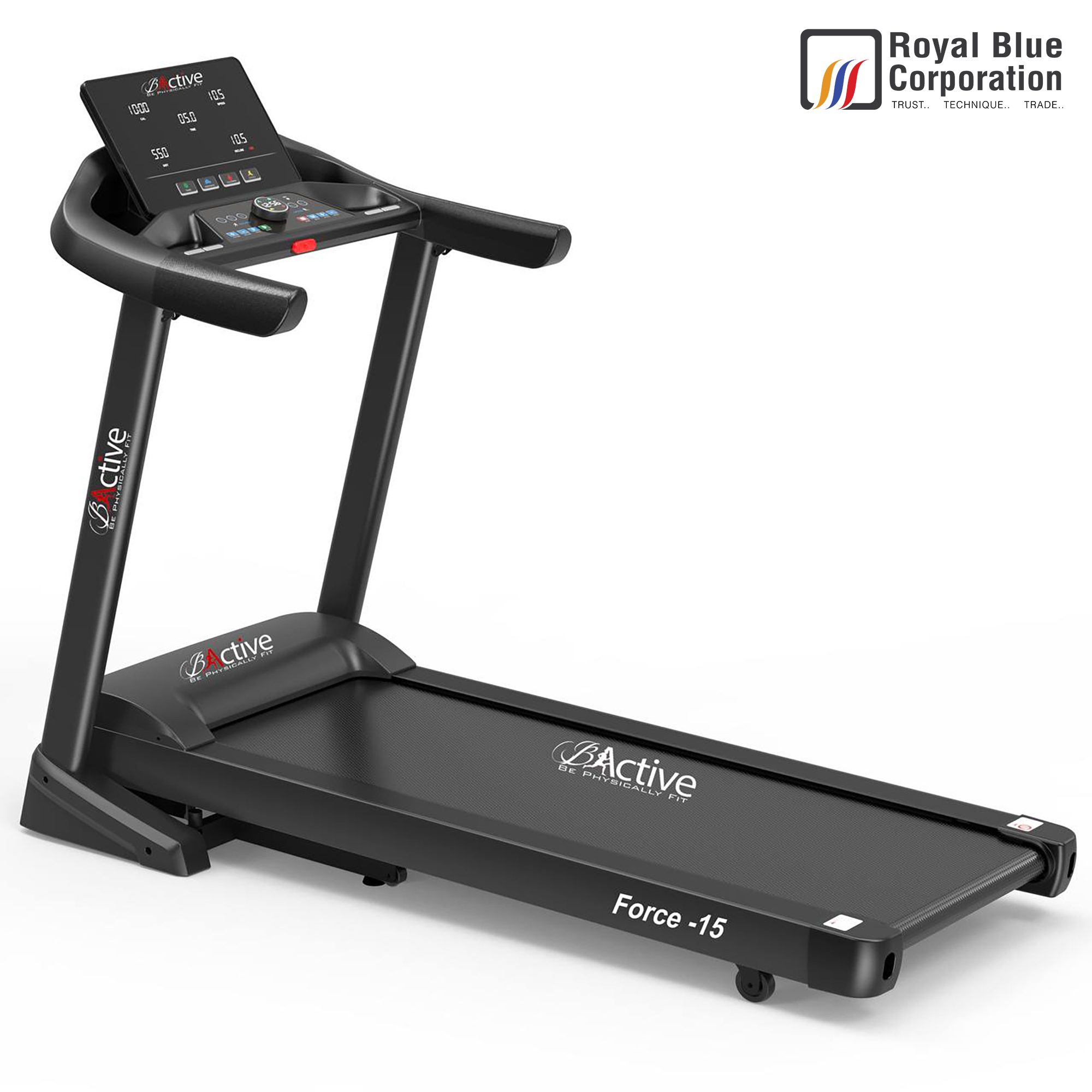 Picture of bActive Force-15 Heavy Duty Motorized Treadmill For Home (2025)