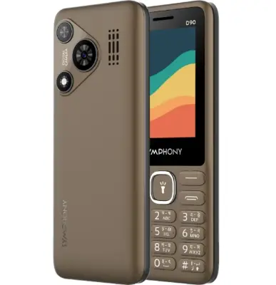 Picture of Symphony D90 Feature Phone with Digital Camera and 1500 mAh Battery, Multicolor (Best Price)