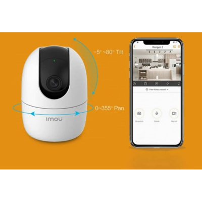 Picture of Dahua Imou Ranger 2 (2 MP) (K2EP-3HTW) Wi-Fi Dome IP Camera With Backpack Free