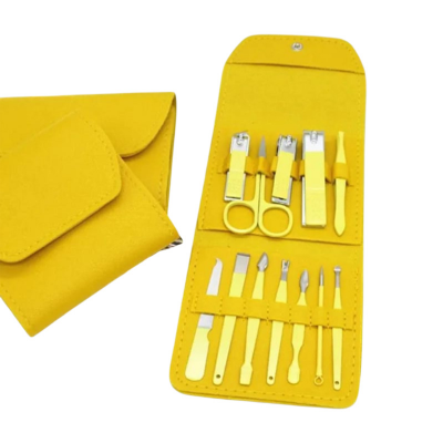 Picture of 16pcs Manicure & Pedicure Tools, Stainless Steel Nail Cutter Kit for men and women Travles Kit for Facial, Cuticle and Nail cutter