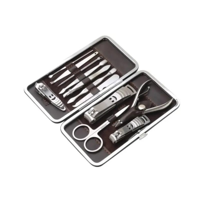 Picture of Steel Professional 12Pcs Tools Set Nail Clippers, Nail Scissors Grooming Kits, Nail Tools,