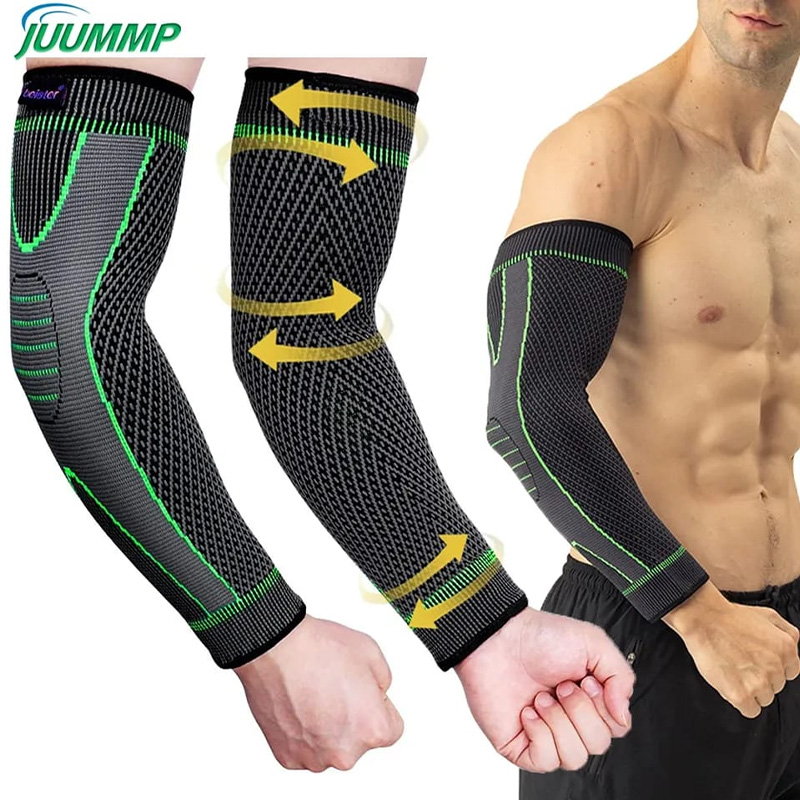 Picture of 1pc Elbow Protector Support Brace Protector Elbow Elbow Brace Compression Tennis Elbow Brace Strap