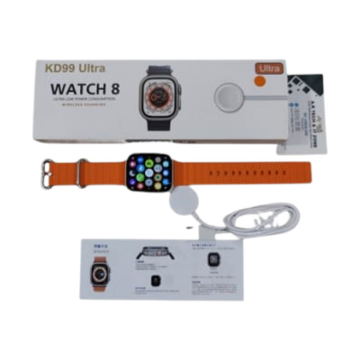 Picture of KD99 Ultra Men Smart Watch 1.99 inch Series 8 Ultra Heart Rate Blood Pressure Bluetooth Call Watch IP67 Waterproof Wireless Charging for iPhone & Andriod Phone. 30 Ratings