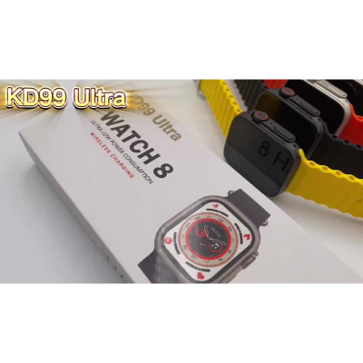 Picture of KD99 Ultra Men Smart Watch 1.99 inch Series 8 Ultra Heart Rate Blood Pressure Bluetooth Call Watch IP67 Waterproof Wireless Charging for iPhone & Andriod Phone. 30 Ratings