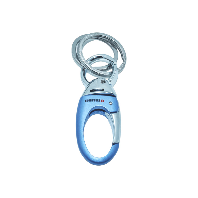 Picture of Omuda Key Ring।।Omuda Key Ring Holder OMUDA Keychain Stainless Steel Car Key Ring Hook Locking Silver Metal key ring Key chain for Bike Car Men Women Keyring 8083