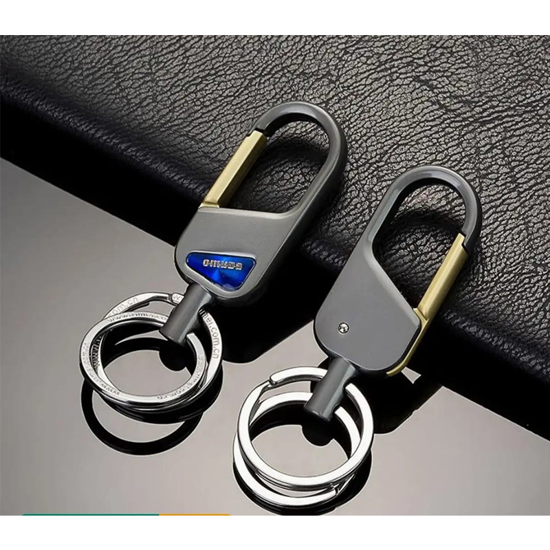 Picture of Omuda luxury brand key chain with holder chinese metalalloy keyring A8014