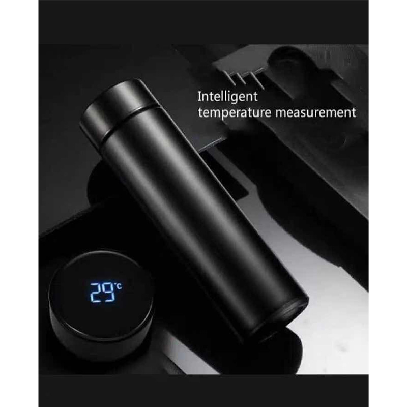 Picture of 500ml/600ml Thermos Stainless steel tumbler insulated water bottle cute coffee thermos cup LED Touch Display Temperature Vacuum Flasks Drinkware smart hot water bottle travel mug with extra battery gift