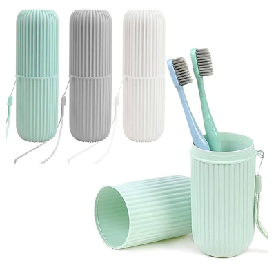Picture of 1 পিস পোর্টেবল টুথব্রাশ এবং টুথপেস্ট হোল্ডার স্টোরেজ বক্স - brush holder