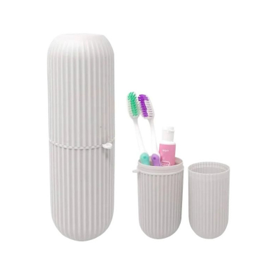 Picture of 1 পিস পোর্টেবল টুথব্রাশ এবং টুথপেস্ট হোল্ডার স্টোরেজ বক্স - brush holder