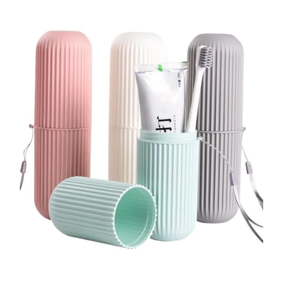Picture of 1 Piece Portable Toothbrush & Toothpaste Holder Storage Box (Random) - brush holder