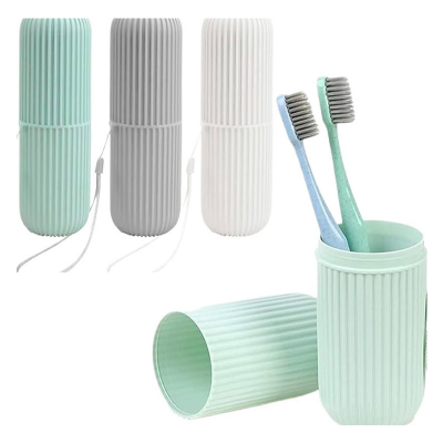 Picture of 1 Piece Portable Toothbrush & Toothpaste Holder Storage Box (Random) - brush holder